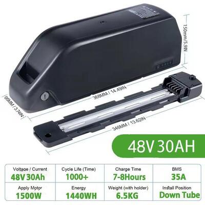 Comprar Pacote de bateria de 48V 30Ah Hailong Ebike para bicicletas elétricas de pneus gordos com suporte OEM / ODM Fabricação em linha