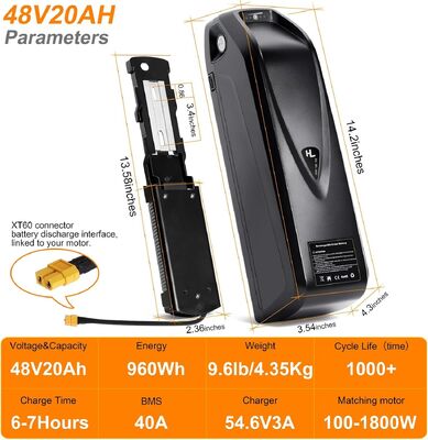 Acheter OEM Hailong 48V 20Ah batterie de vélo électrique avec 21700 cellules et configuration 13S4P pour vélos électriques fabrication en ligne